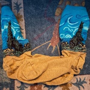 Starry night socks - adult